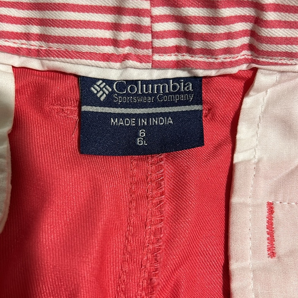 Columbia PFG pink shorts picket size 6 NWOT - Picture 5 of 6